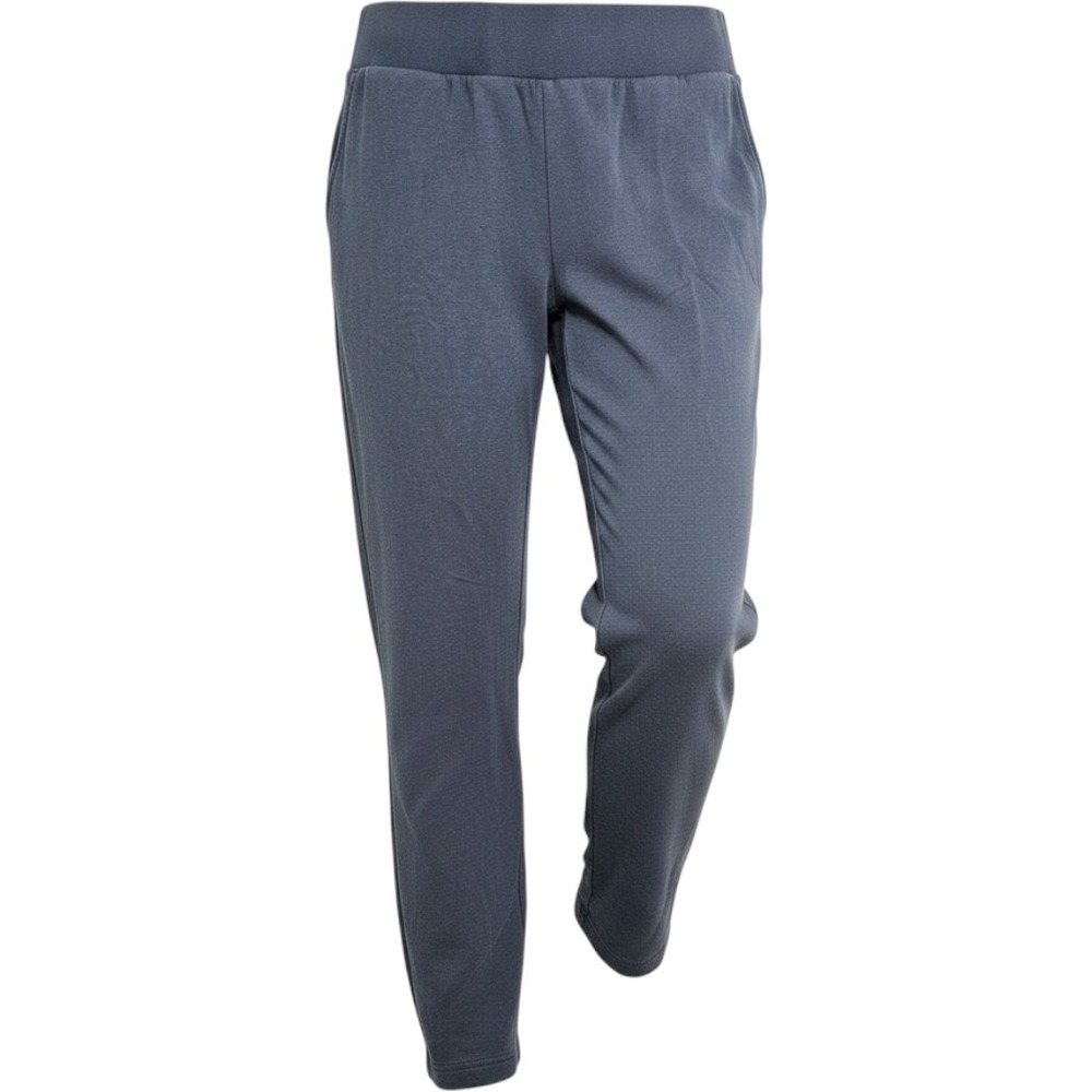 Pure Jill Affinity Pima Cotton French Terry Slim Leg Pants Gray Blue Pull On MP